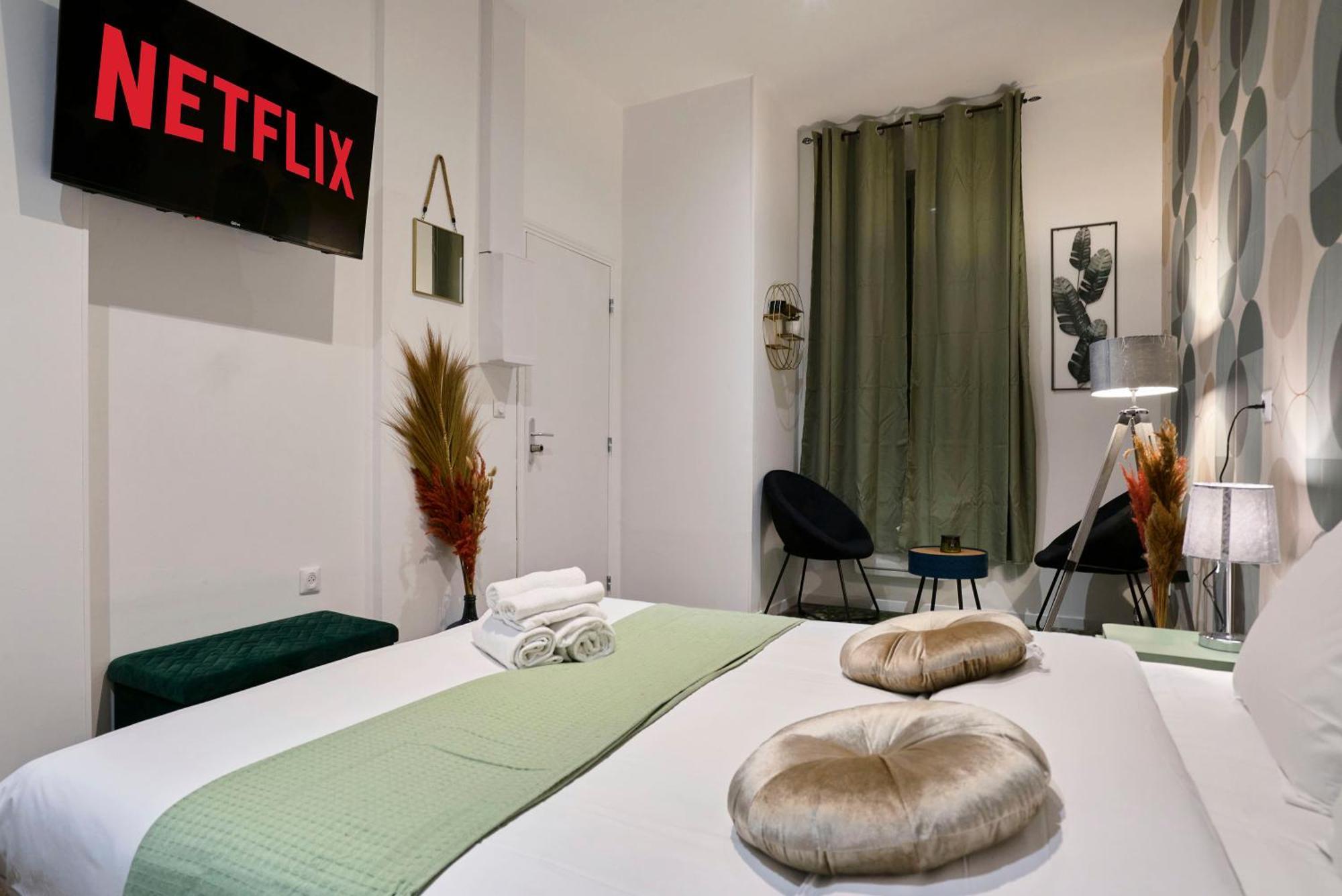 Ferienwohnung Ng Prestige - Miln 1 - Balneo - Wifi & Netflix Roubaix Exterior foto